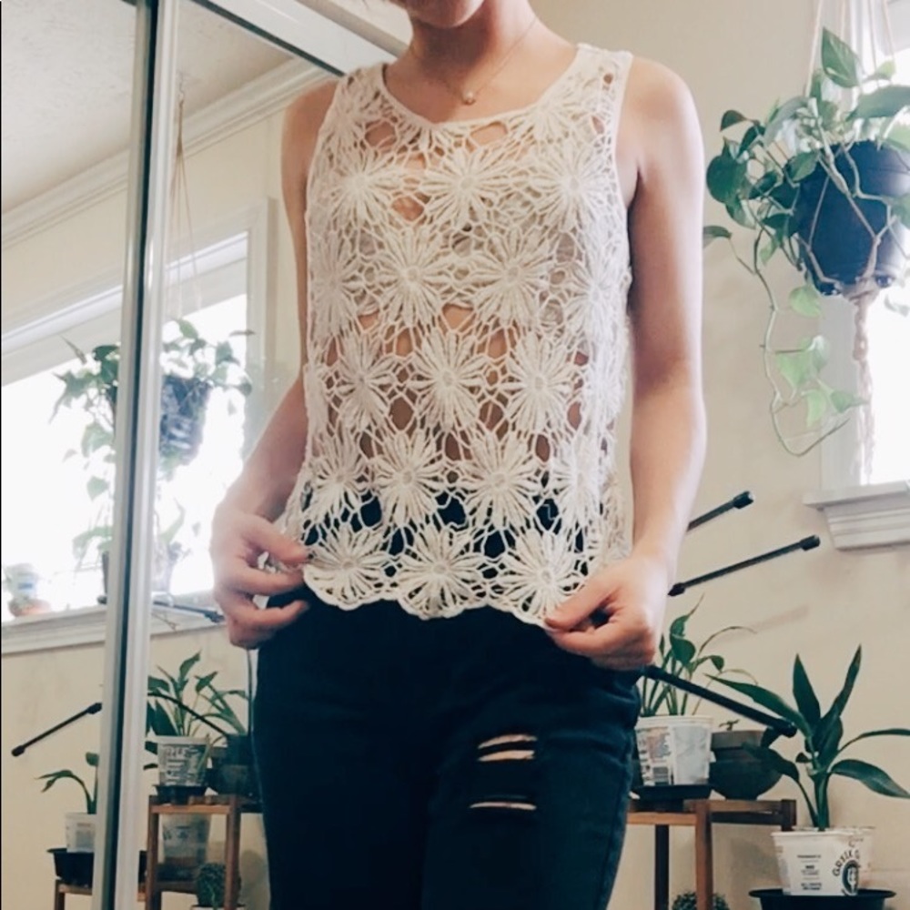Lace tank